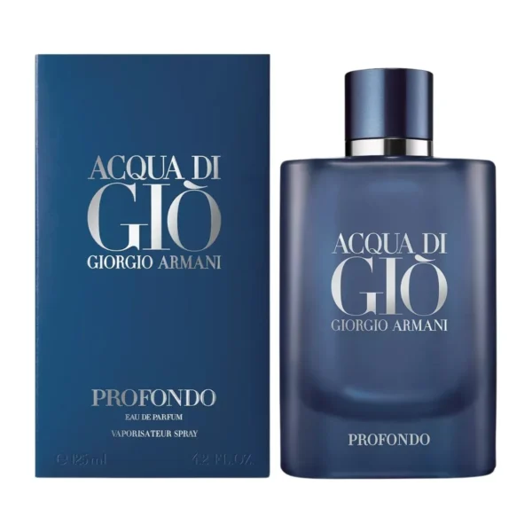 Giorgio Armani Acqua di Gio Profondo Eau de Parfum EDP Spray for Men 4.2oz 125ml - UPC: 3614272865235