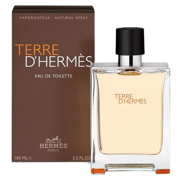 Hermes Terre D'Hermes Eau de Toilette EDT Spray for Men 3.4oz 100ml - UPC: 3346130009603