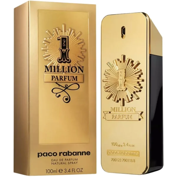 Paco Rabanne 1 Million Parfum Spray for Men 3.4oz 100ml - UPC: 3349668579839