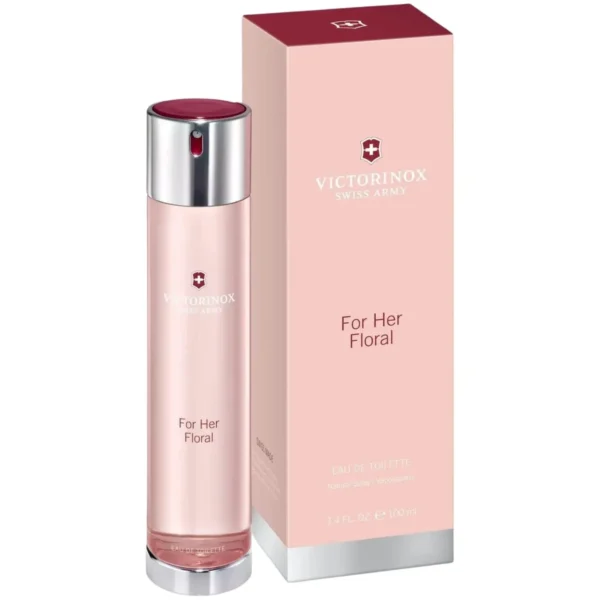 Victorinox Swiss Army For Her Floral Eau de Toilette EDT Spray for Women 3.4oz 100ml - UPC: 7611160127631