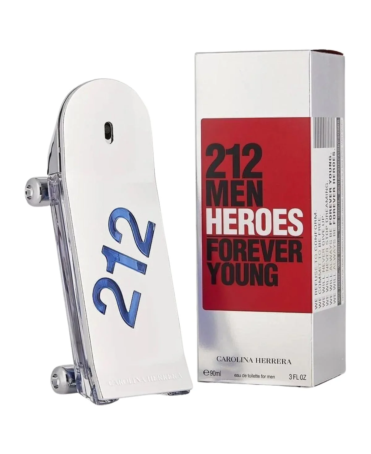 Carolina Herrera 212 Men Heroes for Men Eau de Toilette (EDT) Spray 3 oz (90 ml) 8411061972656