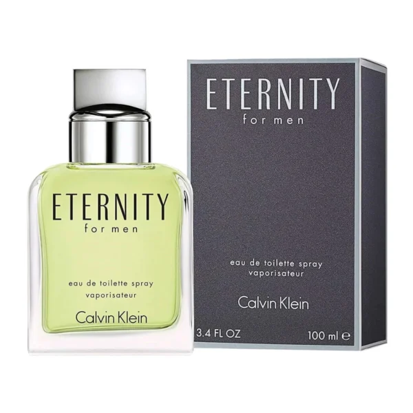 Calvin Klein Eternity Eau de Toilette EDT Spray for Men 3.4oz 100ml - UPC: 088300105519