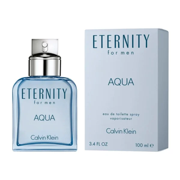 Calvin Klein Eternity Aqua Eau de Toilette EDT Spray for Men 3.4oz 100ml - UPC: 3607342107977