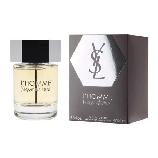 Yves Saint Laurent L'Homme Eau de Toilette EDT Spray for Men 3.4oz 100ml - UPC: 3365440316560