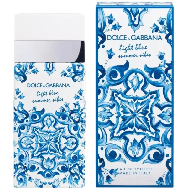 Dolce & Gabbana Light Blue Summer Vibes Eau de Toilette EDT Spray for Women 3.4oz 100ml - UPC: 8057971183500