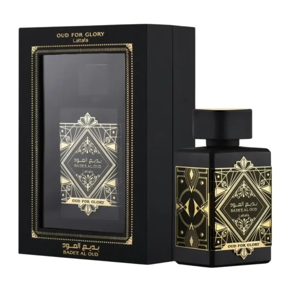 Lattafa Bade'e Al Oud Oud For Glory Eau de Parfum EDP Spray for Men 3.4oz 100ml - UPC: 6291107458328