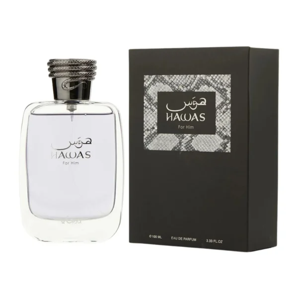 Rasasi Hawas For Him Eau de Parfum EDP Spray for Men 3.4oz 100ml - UPC: 614514331026