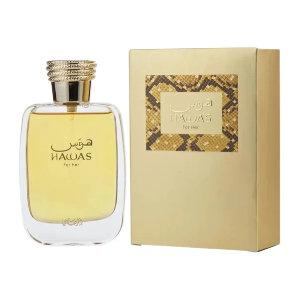 Rasasi Hawas For Her Eau de Parfum EDP Spray for Women 3.4oz 100ml - UPC: 614514331019