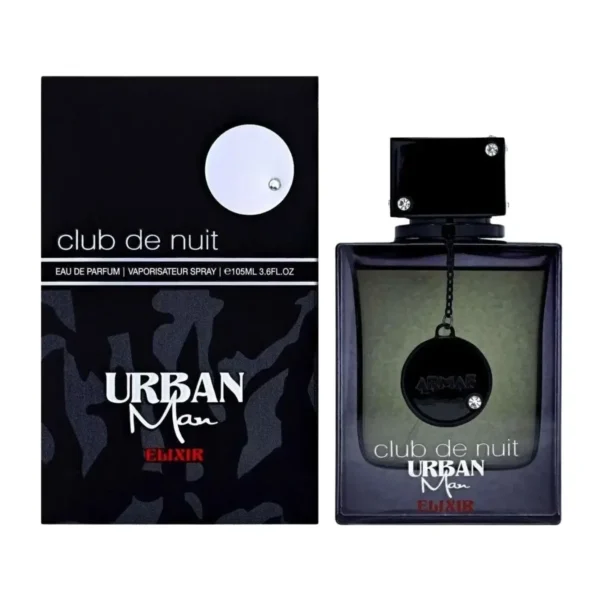 Armaf Club De Nuit Urban Man Elixir Eau de Parfum EDP Spray for Men 3.6oz 105ml - UPC: 6294015163513