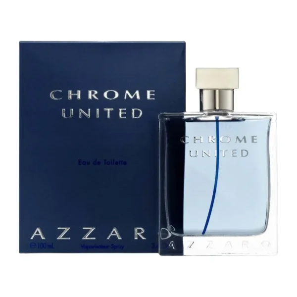 Azzaro Chrome United for Men EauAzzaro Chrome United Eau de Toilette EDT Spray for Men 3.4oz 100ml - UPC: 3351500020317