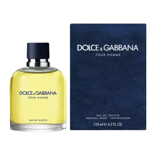 Dolce & Gabbana Pour Homme Eau de Toilette EDT Spray for Men 4.2oz 125ml - UPC: 8057971180424