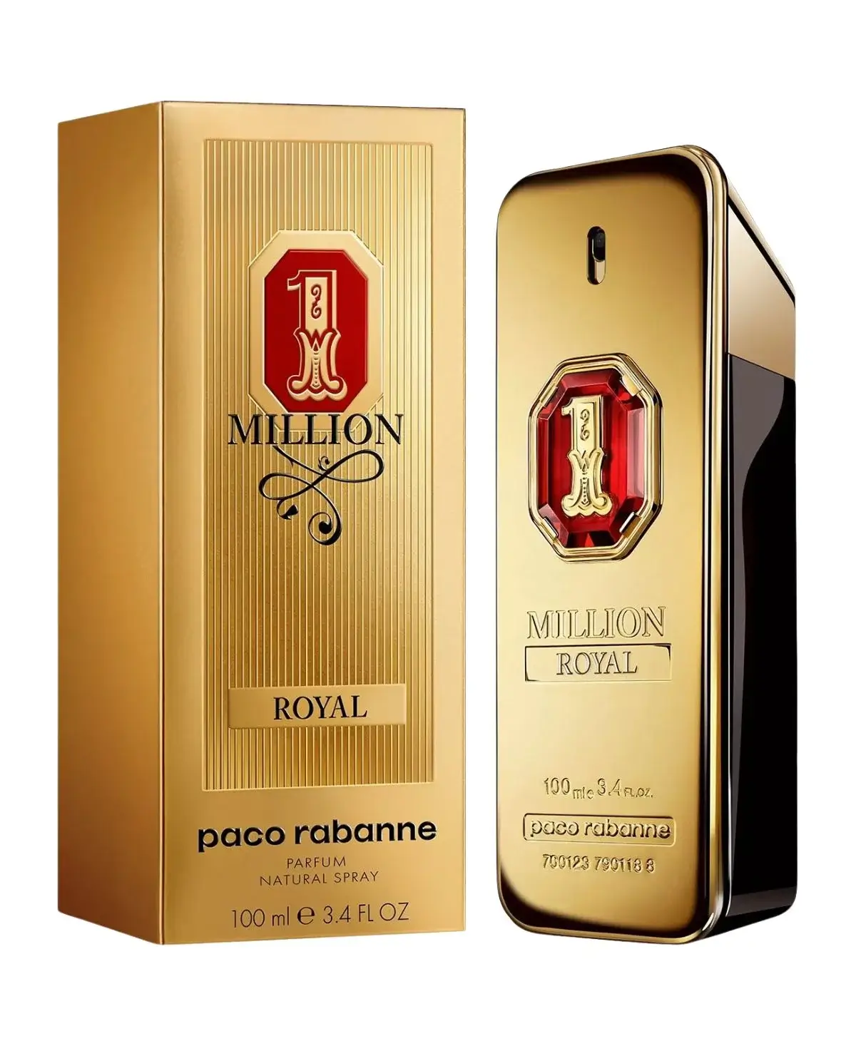 Paco Rabanne 1 Million Royal Parfum Spray for Men 3.4oz 100ml - UPC: 3349668617050