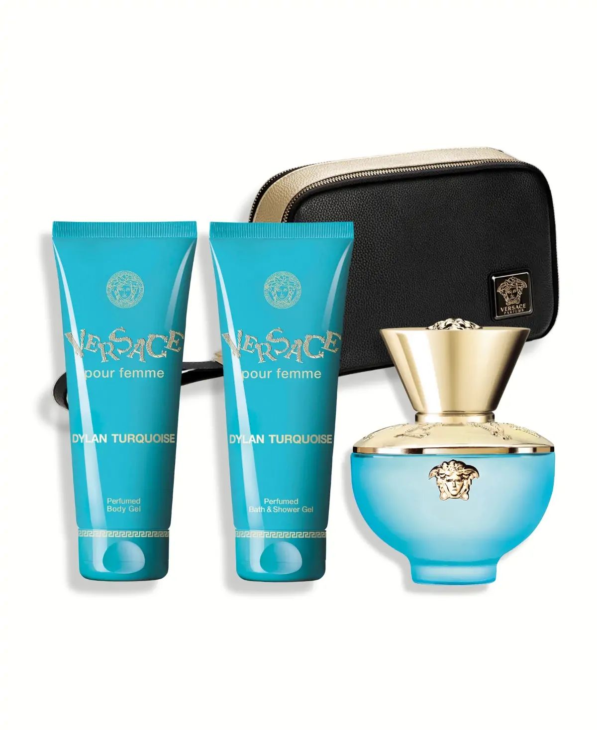 Versace Pour Femme Dylan Turquoise 4 pcs Gift Set Eau de Toilette EDT Spray for Women