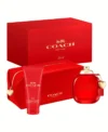 Coach Love 3 pcs Gift Set Eau de Parfum EDP Spray for Women 3oz 90ml - UPC: 3386460148801