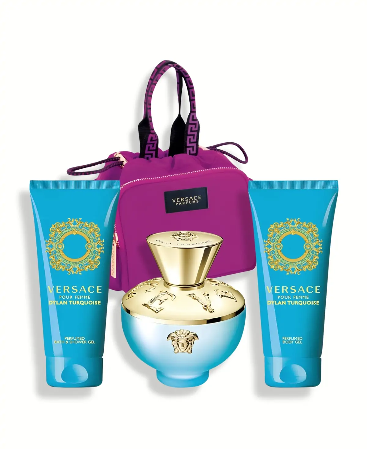 Versace Pour Femme Dylan Turquoise 4 pcs Gift Set Eau de Toilette EDT Spray for Women