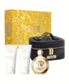 Versace Eros Pour Femme 4 pcs EDP Gift Set Eau de Parfum Spray for Women 3.4oz 100ml - UPC: 8011003884933